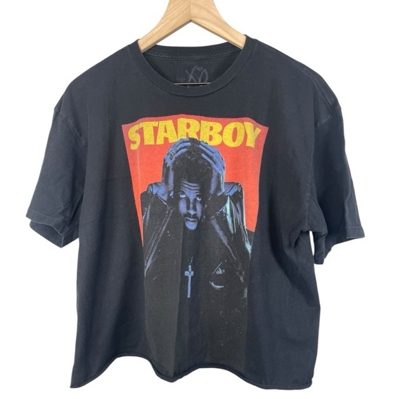 XO The Weekend Starboy Women’s Graphic Cropped T-shorter - Picture 1 of 3